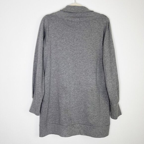 Soft Surroundings Sweatshirt Tunic Top Women’s Size Small Gray - Picture 5 of 8